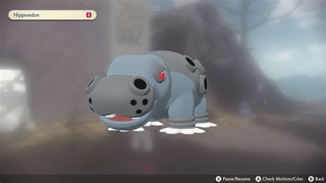 shiny hippowdon pokemon legends arceus.